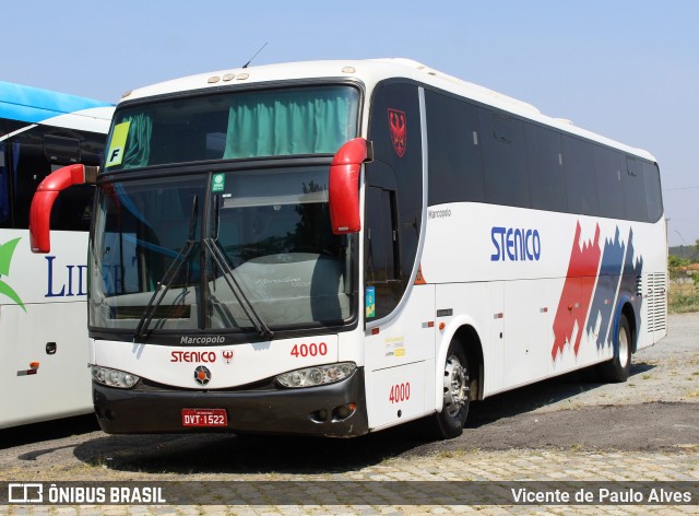 Viação Stenico 4000 na cidade de Roseira, São Paulo, Brasil, por Vicente de Paulo Alves. Número da foto: #10396014.