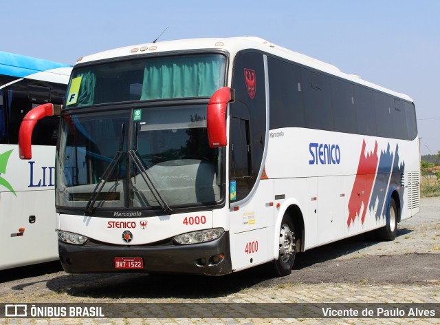 Viação Stenico 4000 na cidade de Roseira, São Paulo, Brasil, por Vicente de Paulo Alves. ID da foto: 10396014.