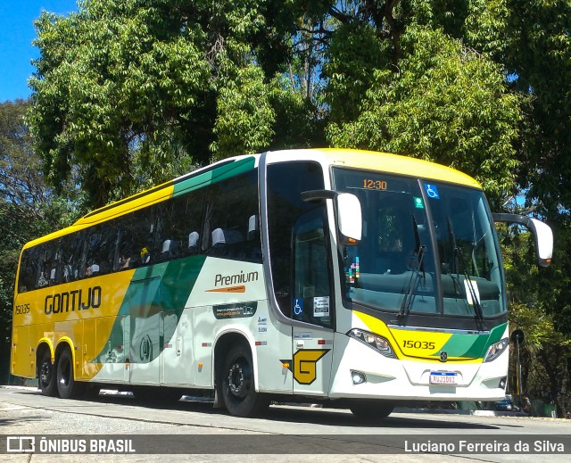 Empresa Gontijo de Transportes 15035 na cidade de São Paulo, São Paulo, Brasil, por Luciano Ferreira da Silva. ID da foto: 10394749.