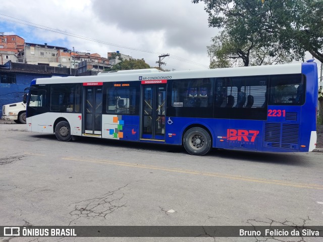 BR7 Mobilidade 2231 na cidade de São Bernardo do Campo, São Paulo, Brasil, por Bruno  Felício da Silva. ID da foto: 10395607.