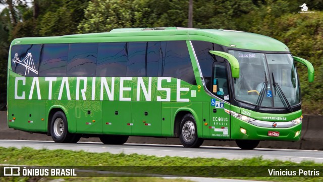 Auto Viação Catarinense 3374 na cidade de Joinville, Santa Catarina, Brasil, por Vinicius Petris. Número da foto: #10396043.
