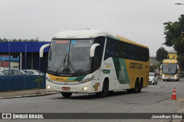 Empresa Gontijo de Transportes 18655 na cidade de São Paulo, São Paulo, Brasil, por Jonathan Silva. ID da foto: 10394735.