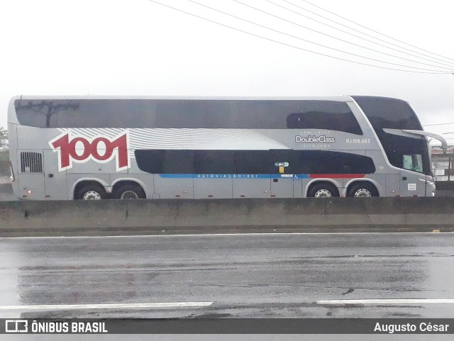 Auto Viação 1001 RJ 108.683 na cidade de Nova Iguaçu, Rio de Janeiro, Brasil, por Augusto César. Número da foto: #10397655.