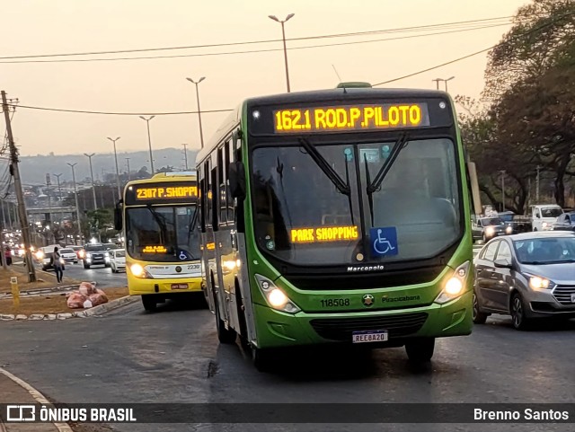 Viação Piracicabana Distrito Federal 118508 na cidade de Guará, Distrito Federal, Brasil, por Brenno Santos. Número da foto: #10394794.