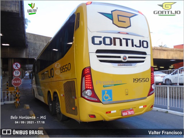 Empresa Gontijo de Transportes 19550 na cidade de Belo Horizonte, Minas Gerais, Brasil, por Valter Francisco. Número da foto: #10397633.