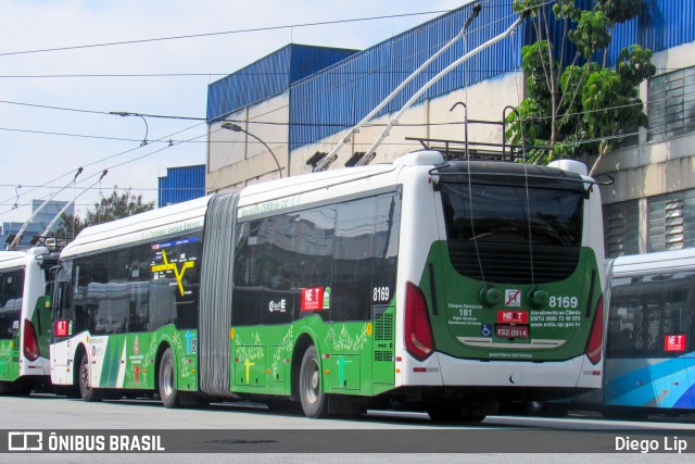 Next Mobilidade - ABC Sistema de Transporte 8169 na cidade de São Bernardo do Campo, São Paulo, Brasil, por Diego Lip. ID da foto: 10394729.