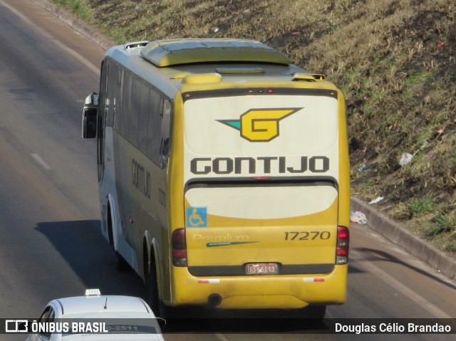 Empresa Gontijo de Transportes 17270 na cidade de Belo Horizonte, Minas Gerais, Brasil, por Douglas Célio Brandao. ID da foto: 10394848.