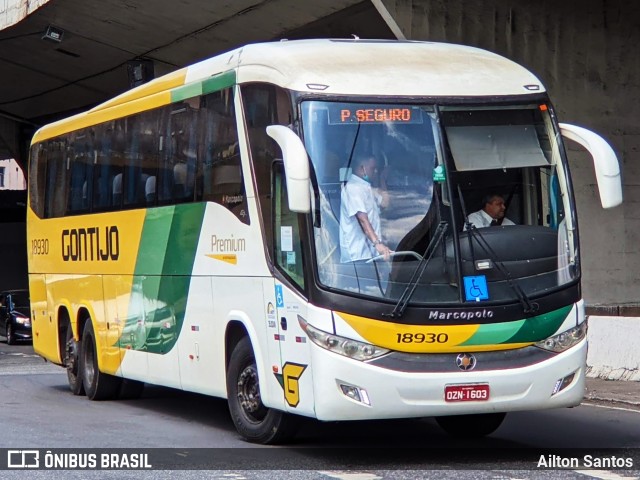 Empresa Gontijo de Transportes 18930 na cidade de Belo Horizonte, Minas Gerais, Brasil, por Ailton Santos. ID da foto: 10396498.