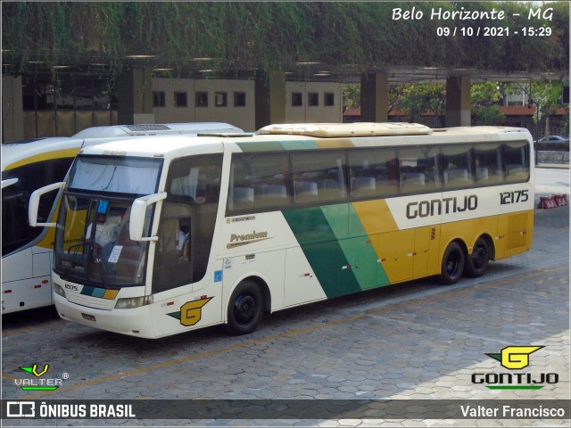 Empresa Gontijo de Transportes 12175 na cidade de Belo Horizonte, Minas Gerais, Brasil, por Valter Francisco. ID da foto: 10337826.