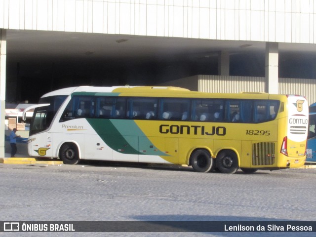 Empresa Gontijo de Transportes 18295 na cidade de Caruaru, Pernambuco, Brasil, por Lenilson da Silva Pessoa. ID da foto: 10338748.