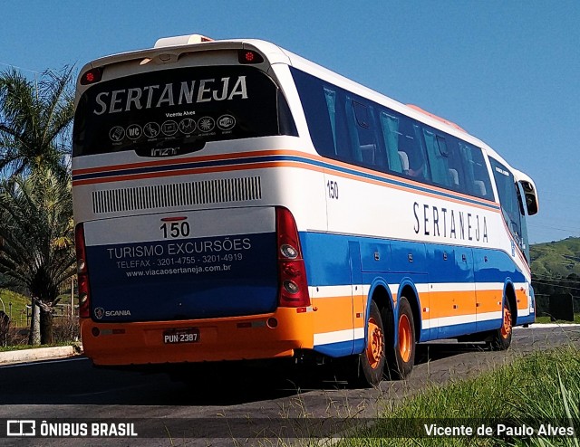 Viação Sertaneja 150 na cidade de Aparecida, São Paulo, Brasil, por Vicente de Paulo Alves. ID da foto: 10338899.