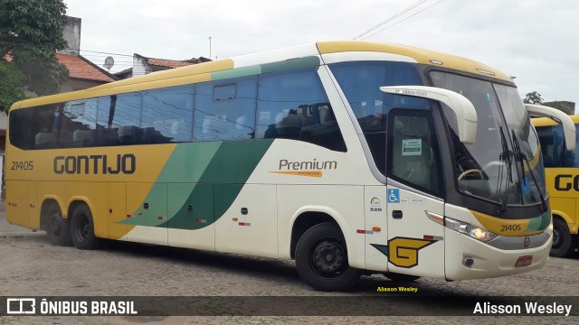 Empresa Gontijo de Transportes 21405 na cidade de Fortaleza, Ceará, Brasil, por Alisson Wesley. ID da foto: 10337920.