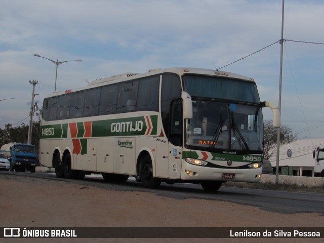 Empresa Gontijo de Transportes 14850 na cidade de Caruaru, Pernambuco, Brasil, por Lenilson da Silva Pessoa. ID da foto: 10338925.