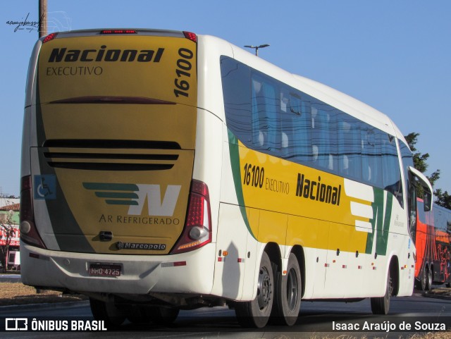 Viação Nacional 16100 na cidade de Samambaia, Distrito Federal, Brasil, por Isaac Araújo de Souza. Número da foto: #10340158.