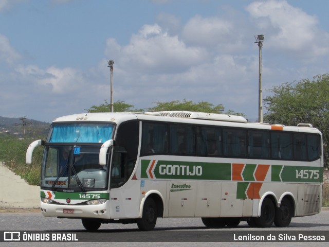 Empresa Gontijo de Transportes 14575 na cidade de Caruaru, Pernambuco, Brasil, por Lenilson da Silva Pessoa. ID da foto: 10338964.