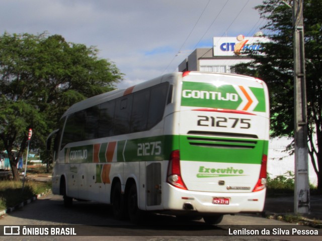 Empresa Gontijo de Transportes 21275 na cidade de Caruaru, Pernambuco, Brasil, por Lenilson da Silva Pessoa. ID da foto: 10338659.