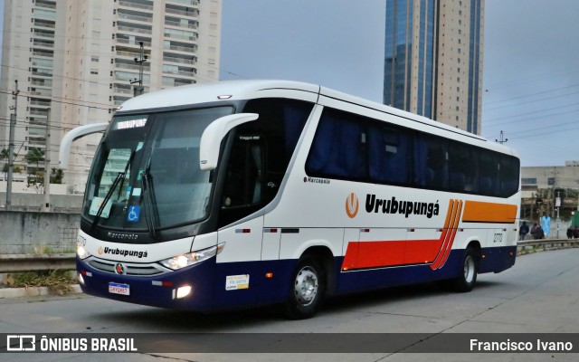 Auto Viação Urubupungá 2770 na cidade de São Paulo, São Paulo, Brasil, por Francisco Ivano. Número da foto: #10339588.
