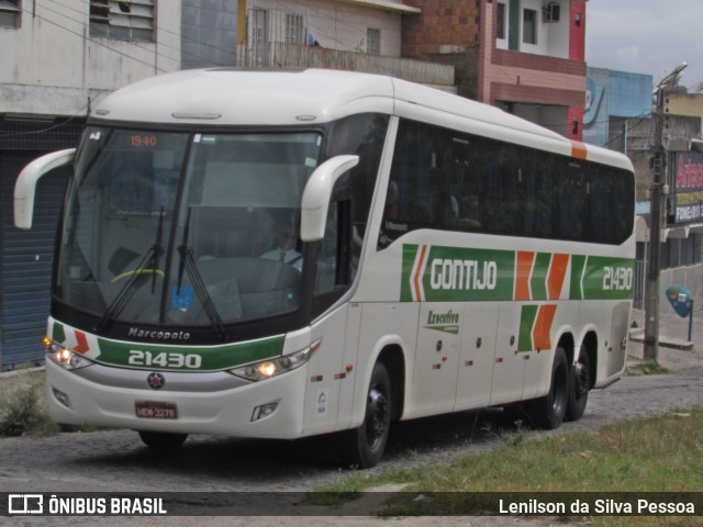 Empresa Gontijo de Transportes 21430 na cidade de Caruaru, Pernambuco, Brasil, por Lenilson da Silva Pessoa. ID da foto: 10338773.