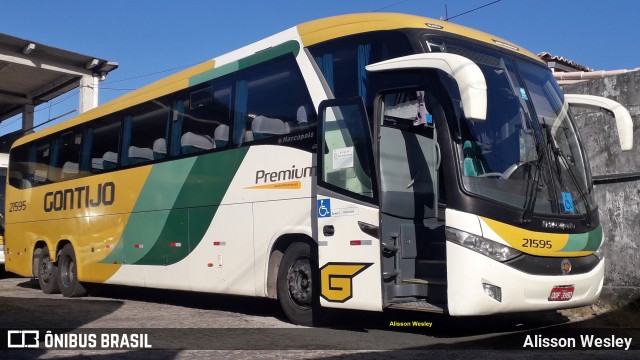 Empresa Gontijo de Transportes 21595 na cidade de Fortaleza, Ceará, Brasil, por Alisson Wesley. ID da foto: 10337975.