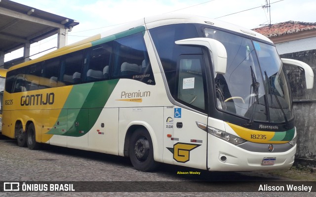 Empresa Gontijo de Transportes 18235 na cidade de Fortaleza, Ceará, Brasil, por Alisson Wesley. ID da foto: 10337942.