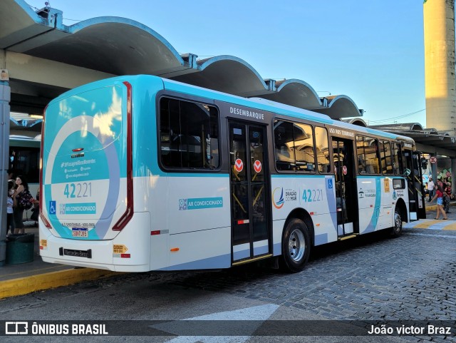 Auto Viação Dragão do Mar 42221 na cidade de Fortaleza, Ceará, Brasil, por João victor Braz. ID da foto: 10337652.