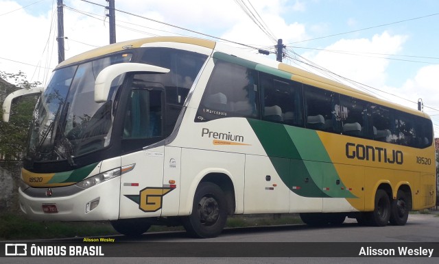 Empresa Gontijo de Transportes 18520 na cidade de Fortaleza, Ceará, Brasil, por Alisson Wesley. Número da foto: #10337962.