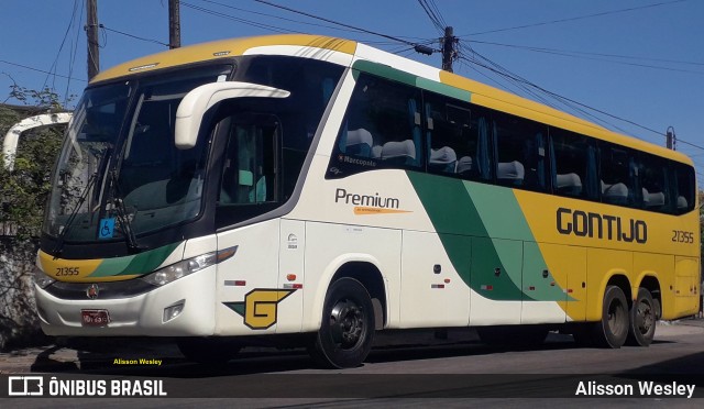 Empresa Gontijo de Transportes 21355 na cidade de Fortaleza, Ceará, Brasil, por Alisson Wesley. ID da foto: 10337984.