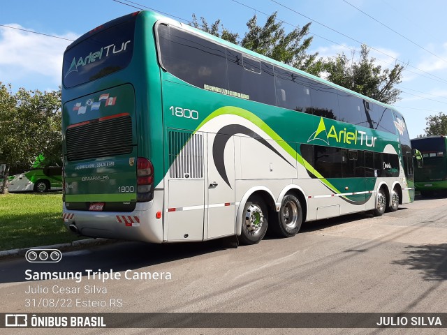 Ariel Tur - Cloramar Transporte e Turismo 1800 na cidade de Esteio, Rio Grande do Sul, Brasil, por JULIO SILVA. ID da foto: 10337749.