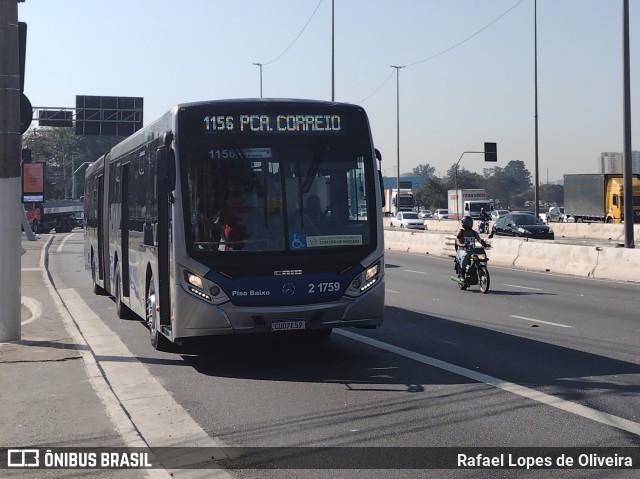 Sambaíba Transportes Urbanos 2 1759 na cidade de São Paulo, São Paulo, Brasil, por Rafael Lopes de Oliveira. Número da foto: #10338089.