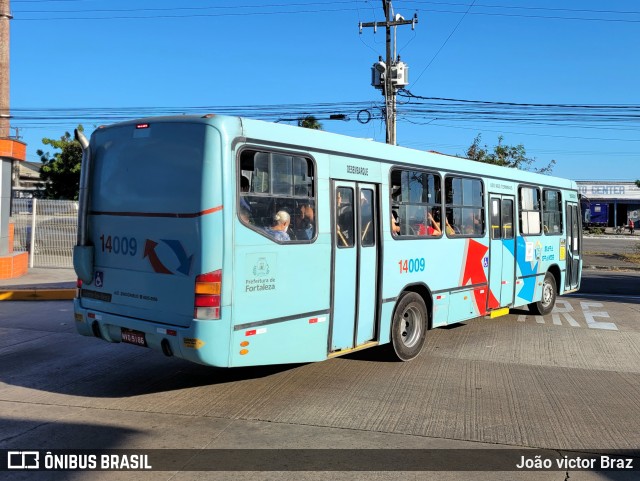 Viação Siará Grande 14009 na cidade de Fortaleza, Ceará, Brasil, por João victor Braz. Número da foto: #10337634.