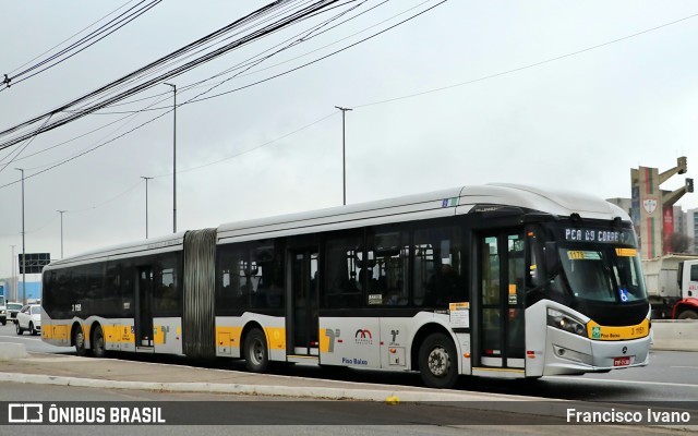 Viação Metrópole Paulista - Zona Leste 3 1151 na cidade de São Paulo, São Paulo, Brasil, por Francisco Ivano. ID da foto: 10339603.