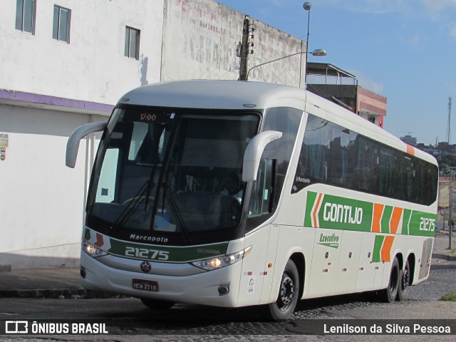 Empresa Gontijo de Transportes 21275 na cidade de Caruaru, Pernambuco, Brasil, por Lenilson da Silva Pessoa. Número da foto: #10338837.