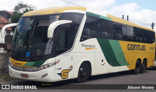 Empresa Gontijo de Transportes 18415 na cidade de Fortaleza, Ceará, Brasil, por Alisson Wesley. Número da foto: #10337971.