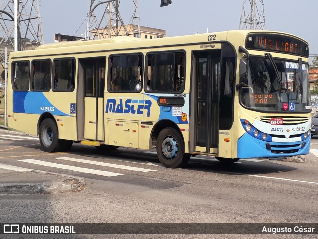 Master Transportes Coletivos de Passageiros RJ 159.122 na cidade de Nova Iguaçu, Rio de Janeiro, Brasil, por Augusto César. Número da foto: #10340090.