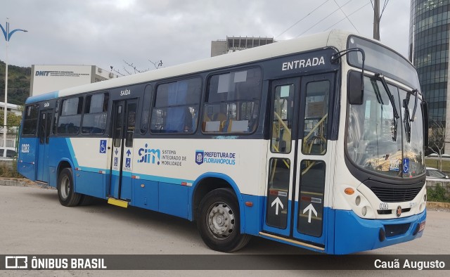 Transol Transportes Coletivos 0283 na cidade de Florianópolis, Santa Catarina, Brasil, por Cauã Augusto. Número da foto: #10339813.