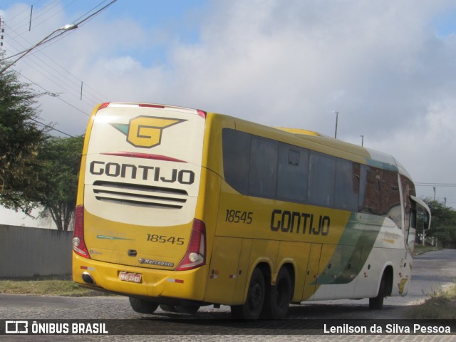 Empresa Gontijo de Transportes 18545 na cidade de Caruaru, Pernambuco, Brasil, por Lenilson da Silva Pessoa. ID da foto: 10338931.