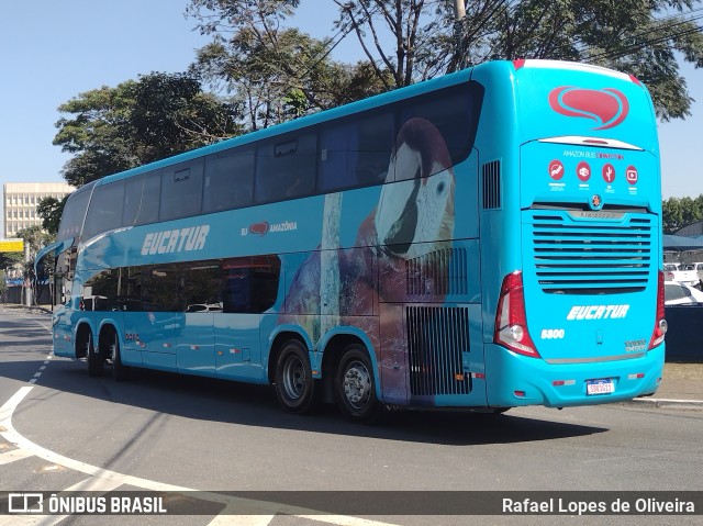 Eucatur - Empresa União Cascavel de Transportes e Turismo 5800 na cidade de São Paulo, São Paulo, Brasil, por Rafael Lopes de Oliveira. Número da foto: #10340712.