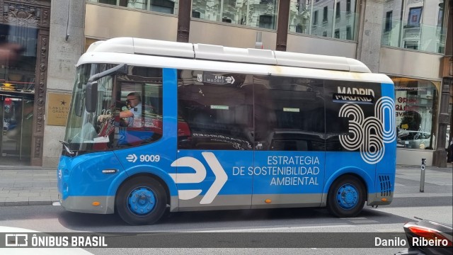 EMT Madrid - Empresa Municipal de Transportes de Madrid 9009 na cidade de Madrid, Madrid, Madrid, Espanha, por Danilo  Ribeiro. Número da foto: #10339673.