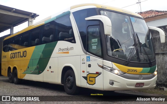 Empresa Gontijo de Transportes 21395 na cidade de Fortaleza, Ceará, Brasil, por Alisson Wesley. ID da foto: 10337946.