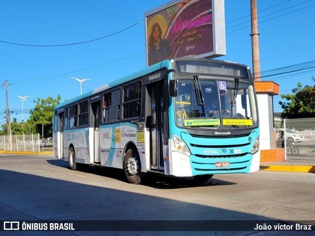 Viação Santa Cecília 36406 na cidade de Fortaleza, Ceará, Brasil, por João victor Braz. Número da foto: #10337627.