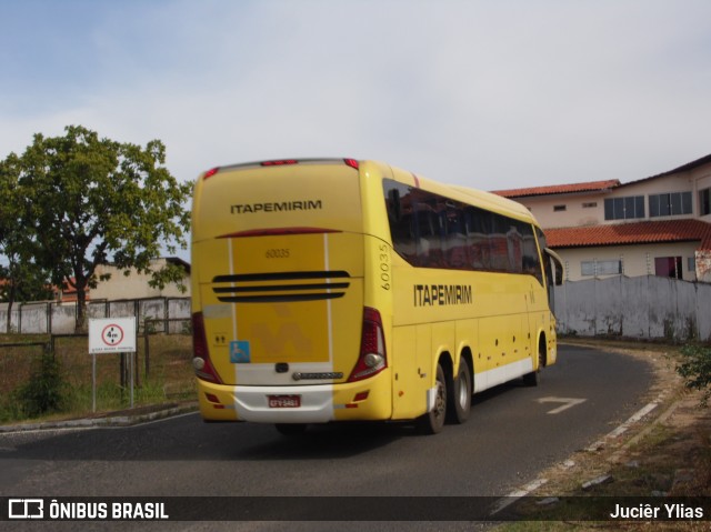 Viação Itapemirim 60035 na cidade de Teresina, Piauí, Brasil, por Juciêr Ylias. Número da foto: #10338769.