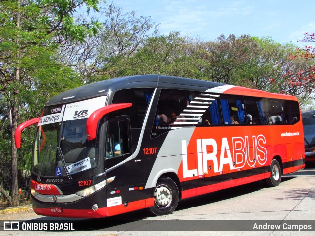 Lirabus 12107 na cidade de São Paulo, São Paulo, Brasil, por Andrew Campos. Número da foto: #10340686.