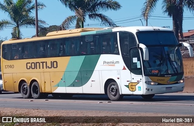 Empresa Gontijo de Transportes 17140 na cidade de Betim, Minas Gerais, Brasil, por Hariel BR-381. Número da foto: #10338455.