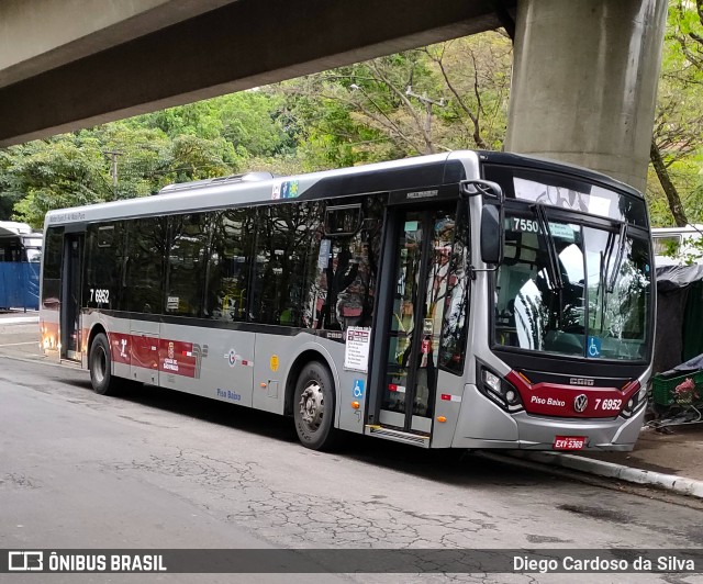 Viação Gatusa Transportes Urbanos 7 6952 na cidade de São Paulo, São Paulo, Brasil, por Diego Cardoso da Silva. Número da foto: #10400688.