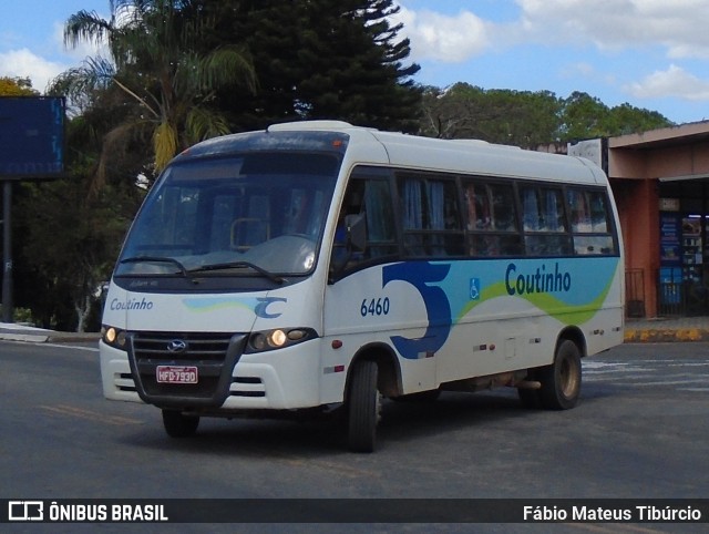 Empresa de Transportes Coutinho 6460 na cidade de Três Corações, Minas Gerais, Brasil, por Fábio Mateus Tibúrcio. ID da foto: 10398227.