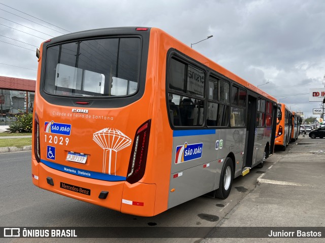 Auto Ônibus São João 12029 na cidade de Feira de Santana, Bahia, Brasil, por Juniorr Bastos. ID da foto: 10398789.