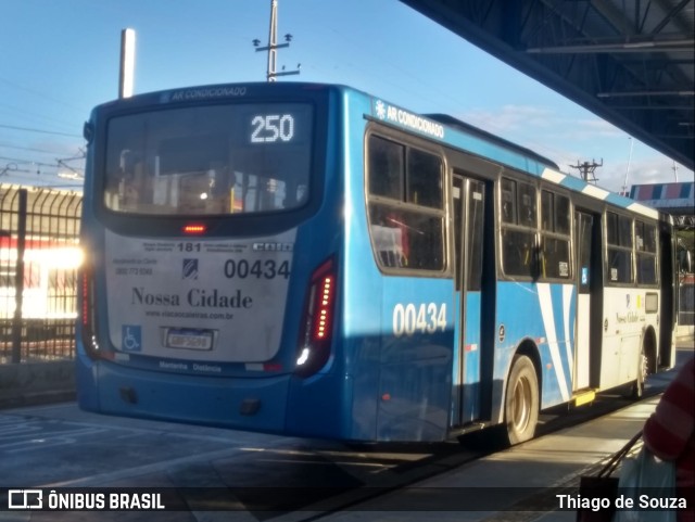 Viação Cidade de Caieiras 00434 na cidade de Franco da Rocha, São Paulo, Brasil, por Thiago de Souza. Número da foto: #10401263.