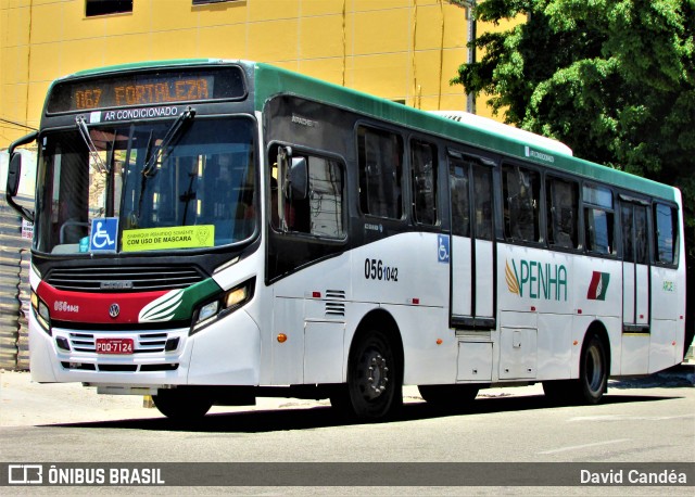 Viação Penha 0561042 na cidade de Fortaleza, Ceará, Brasil, por David Candéa. ID da foto: 10398603.