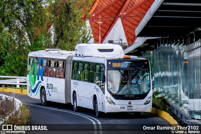 Red Urbana de Transporte Articulado - RUTA 230 na cidade de Puebla, Puebla, México, por Omar Ramírez Thor2102. Número da foto: #10400443.