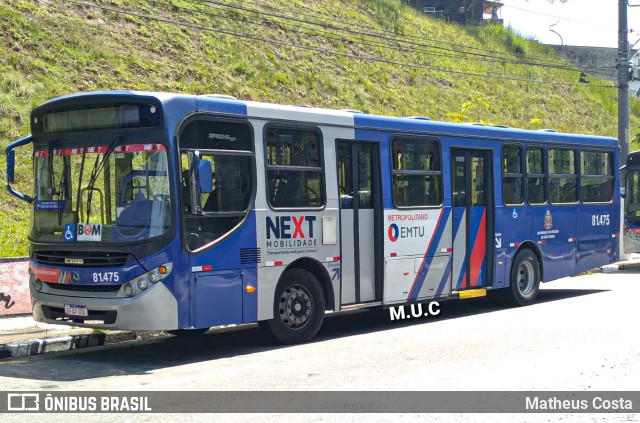 Next Mobilidade - ABC Sistema de Transporte 81.475 na cidade de Diadema, São Paulo, Brasil, por Matheus Costa. ID da foto: 10399610.